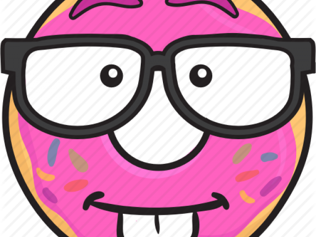 Doughnut Clipart Smiley - Png Download (640x480), Png Download