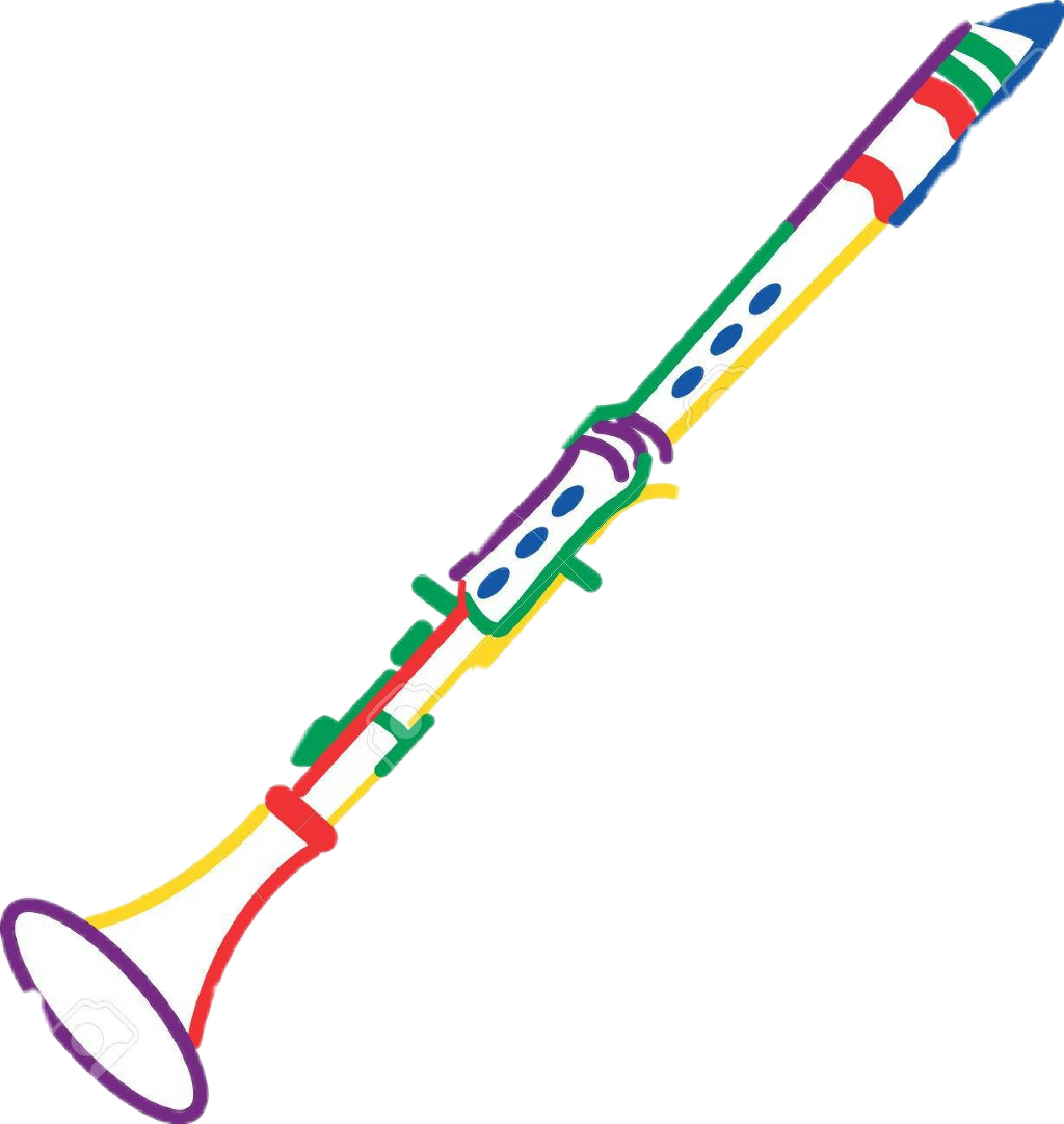 Clarinet Sticker Clipart (1024x1082), Png Download