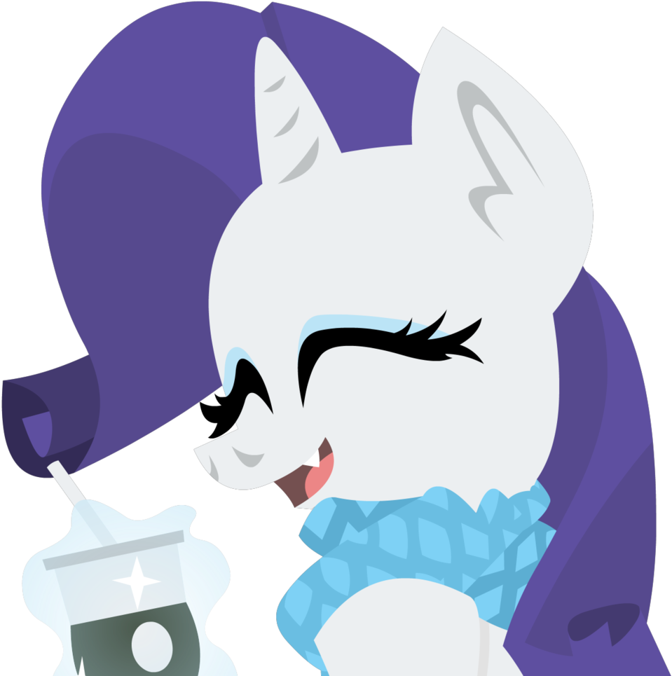 Zvn, Clothes, Hot Chocolate, Rarity, Safe, Scarf, Solo Clipart (1024x1024), Png Download