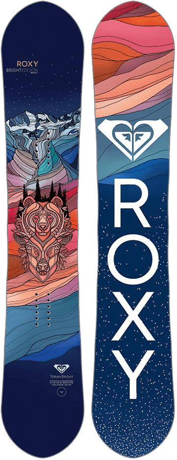 Roxy Silhouette Snowboard Clipart (1000x1000), Png Download