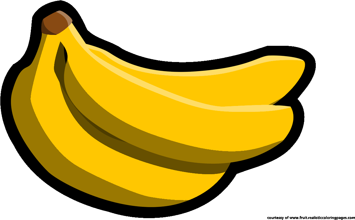 Banana Clipart Purple - Png Download (1280x720), Png Download