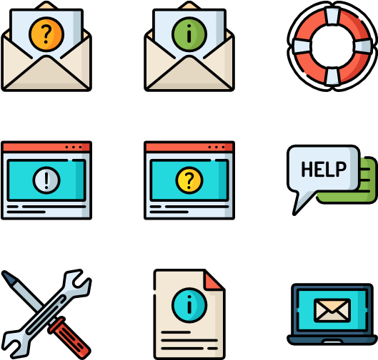 Help & Support Clipart (600x564), Png Download