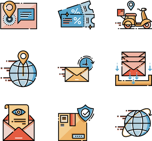Postal Service Clipart (600x564), Png Download