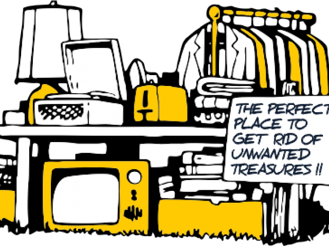 Market Clipart Flea Market - Png Download (640x480), Png Download