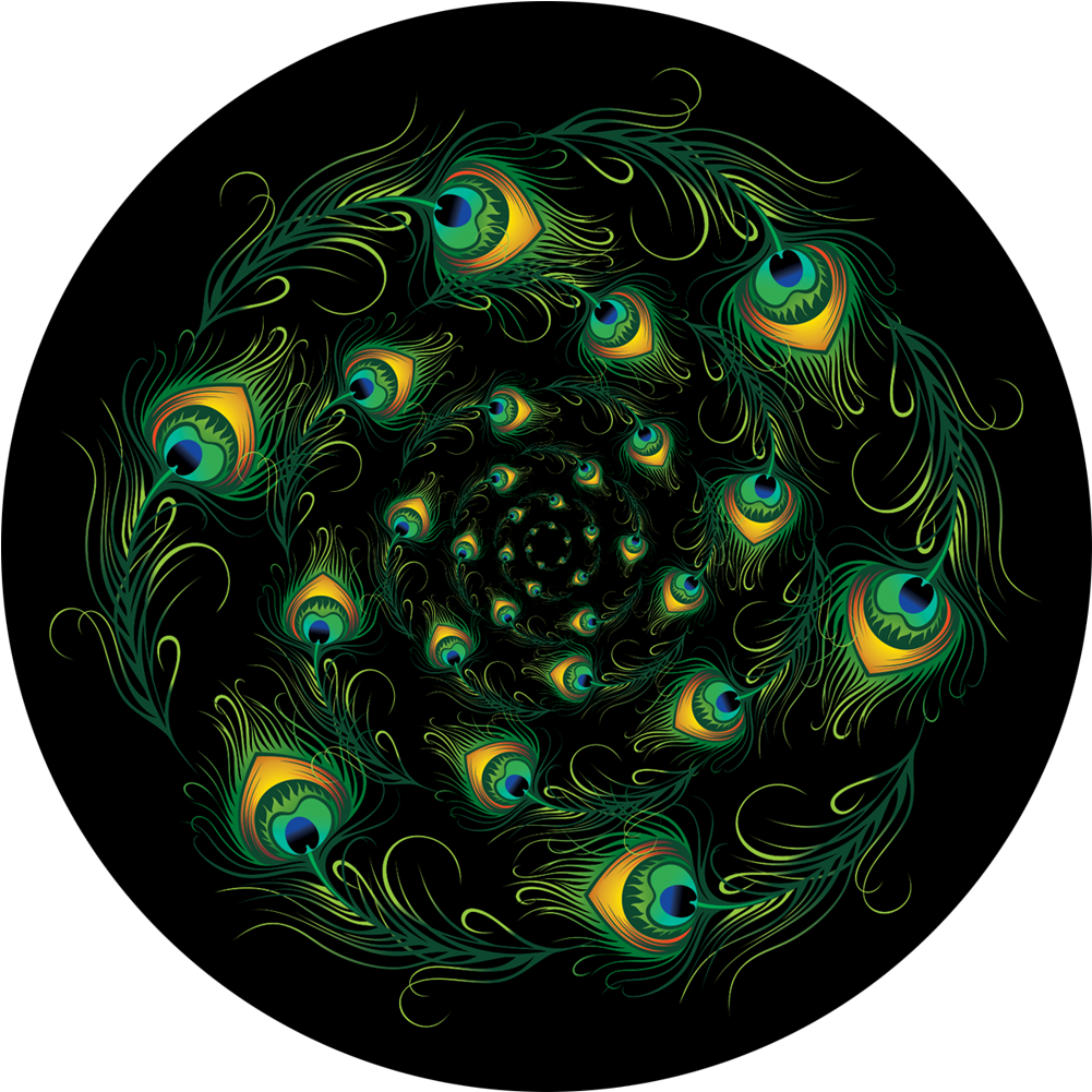 Apollo Design Cs-3441 Peacock Eyes Colourscenic Glass Clipart (1200x1200), Png Download