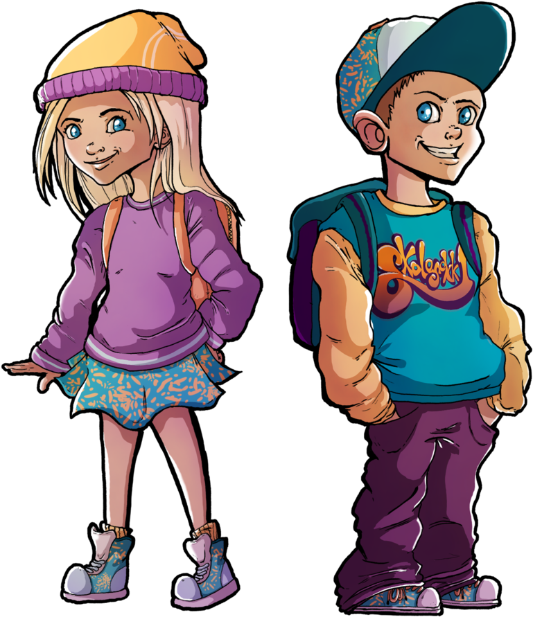 School Kids Clipart (1000x990), Png Download