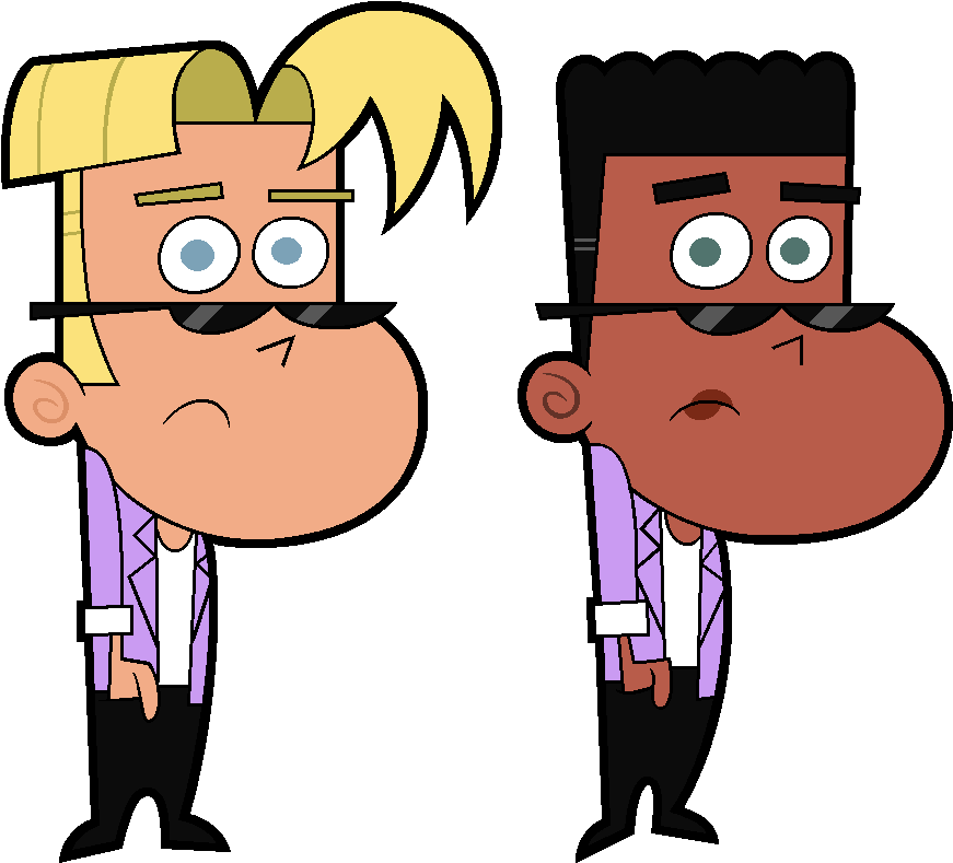 Tad And Chad Clipart (878x796), Png Download