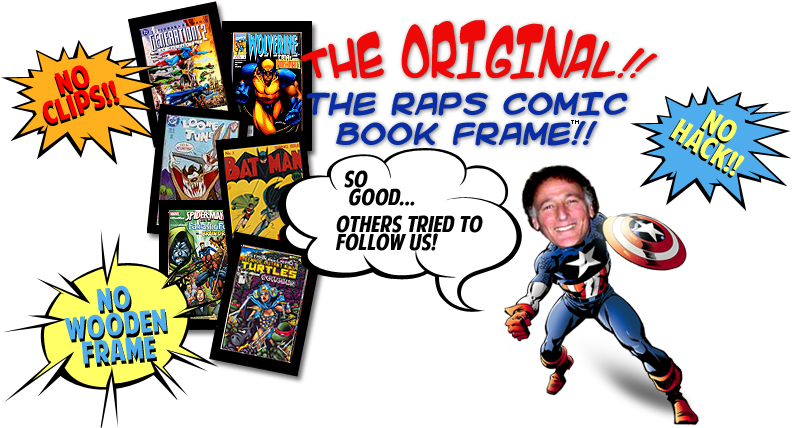 The Orginial Raps Comic Book Frame Clipart (800x433), Png Download