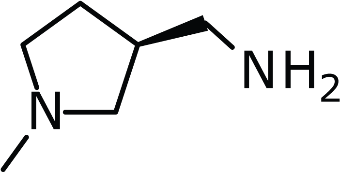 1 Methyl 3 (aminomethyl)pyrrolidine Clipart (750x750), Png Download