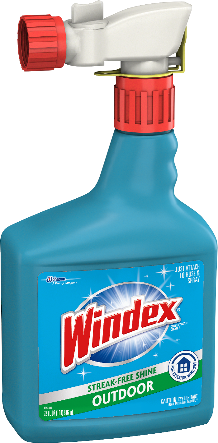 Windex® Outdoor Concentrated Cleaner Clipart (1500x1500), Png Download