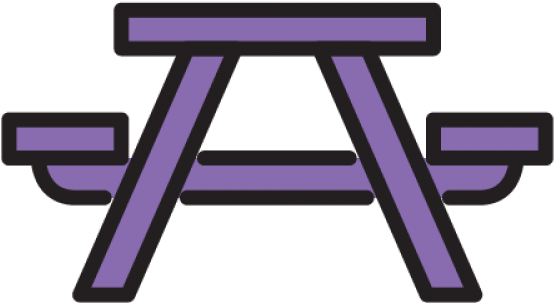 Picnic Table Clipart Path Background - Png Download (640x480), Png Download