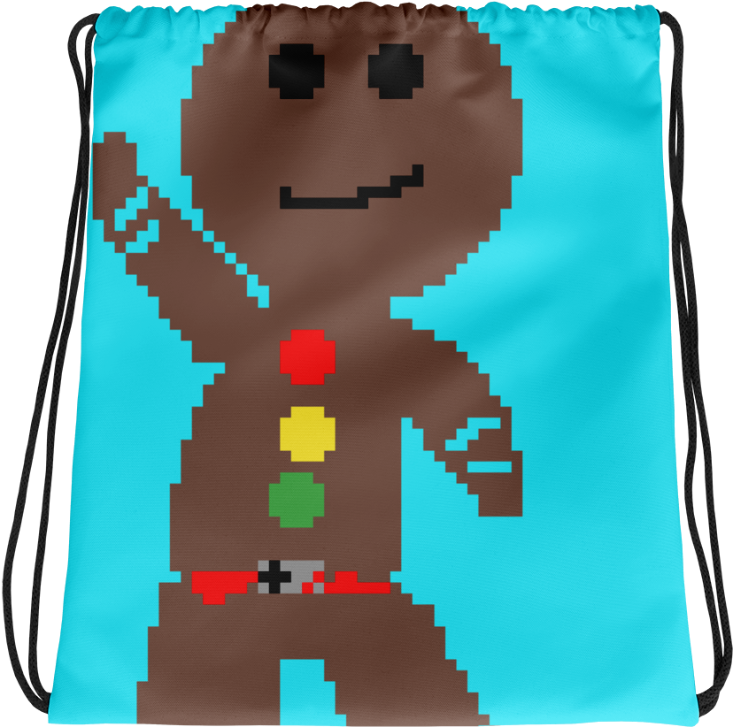 All-over Drawstring Bag Clipart (1000x1000), Png Download