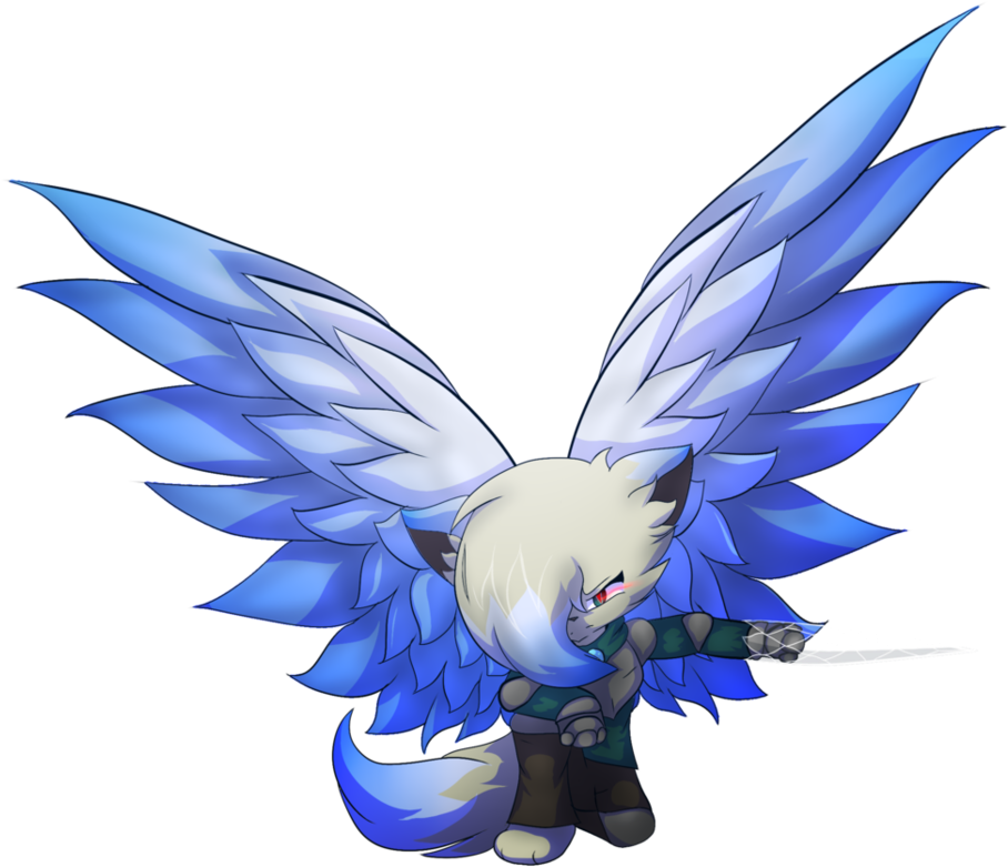 Angel Warrior Clipart Feather Wing - Png Download (956x836), Png Download