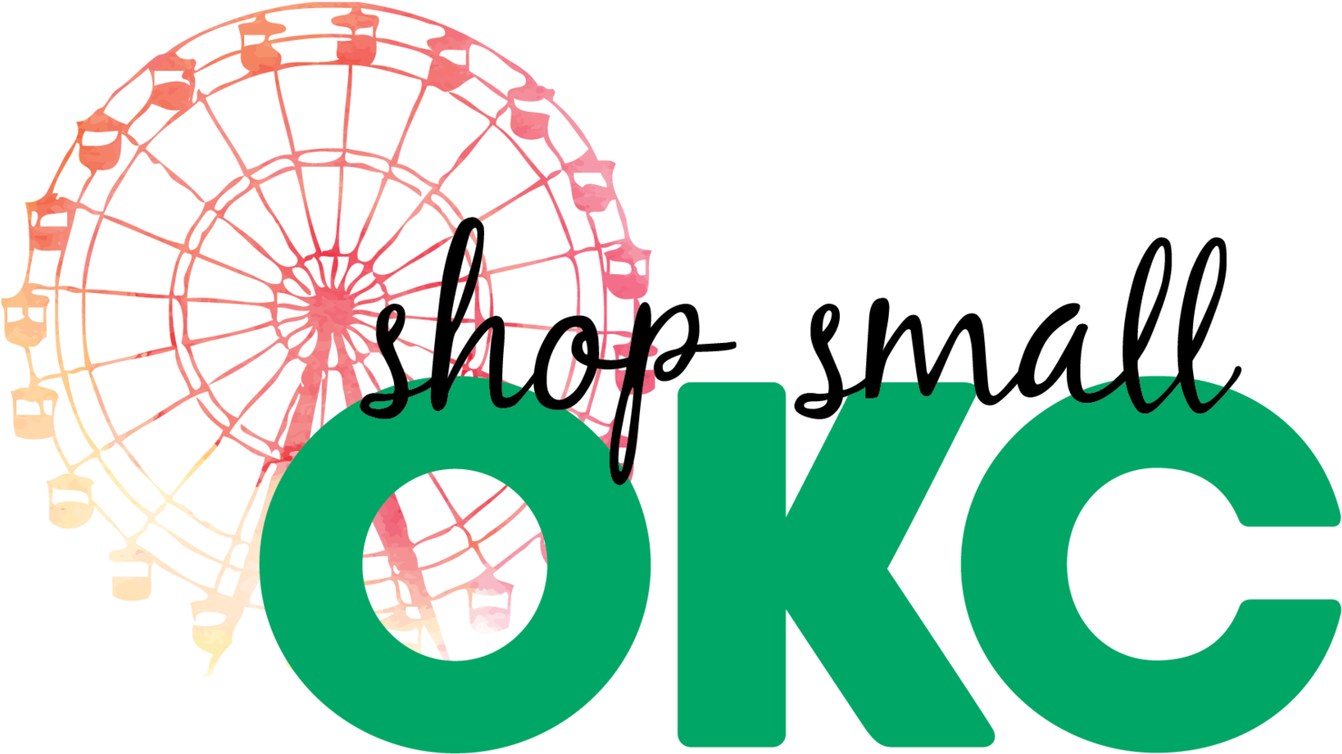 Shop Small Okc Sweet Home Oklahoma Clipart (1500x873), Png Download