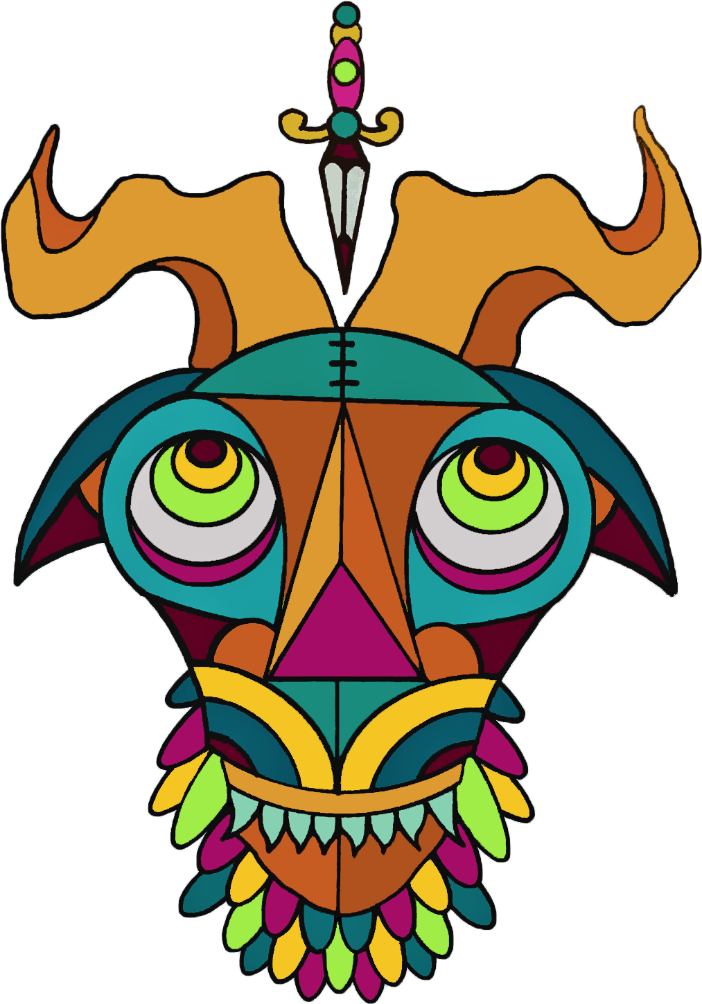 Glacial Faces Clipart (1085x1525), Png Download