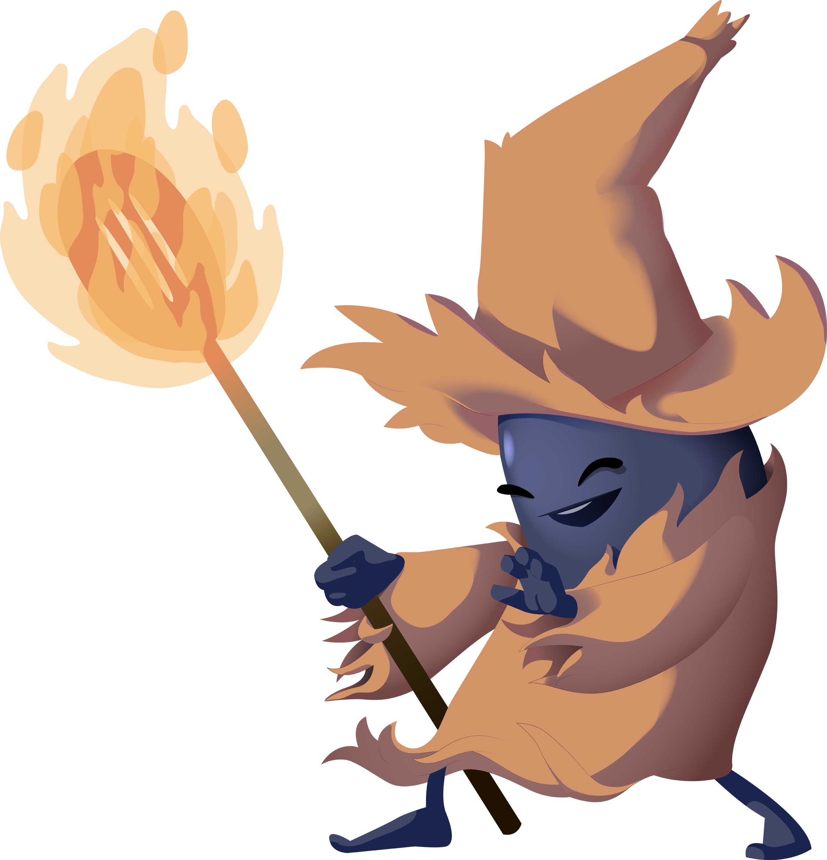 Bean Wizard Alternate Colors Clipart (2692x2800), Png Download