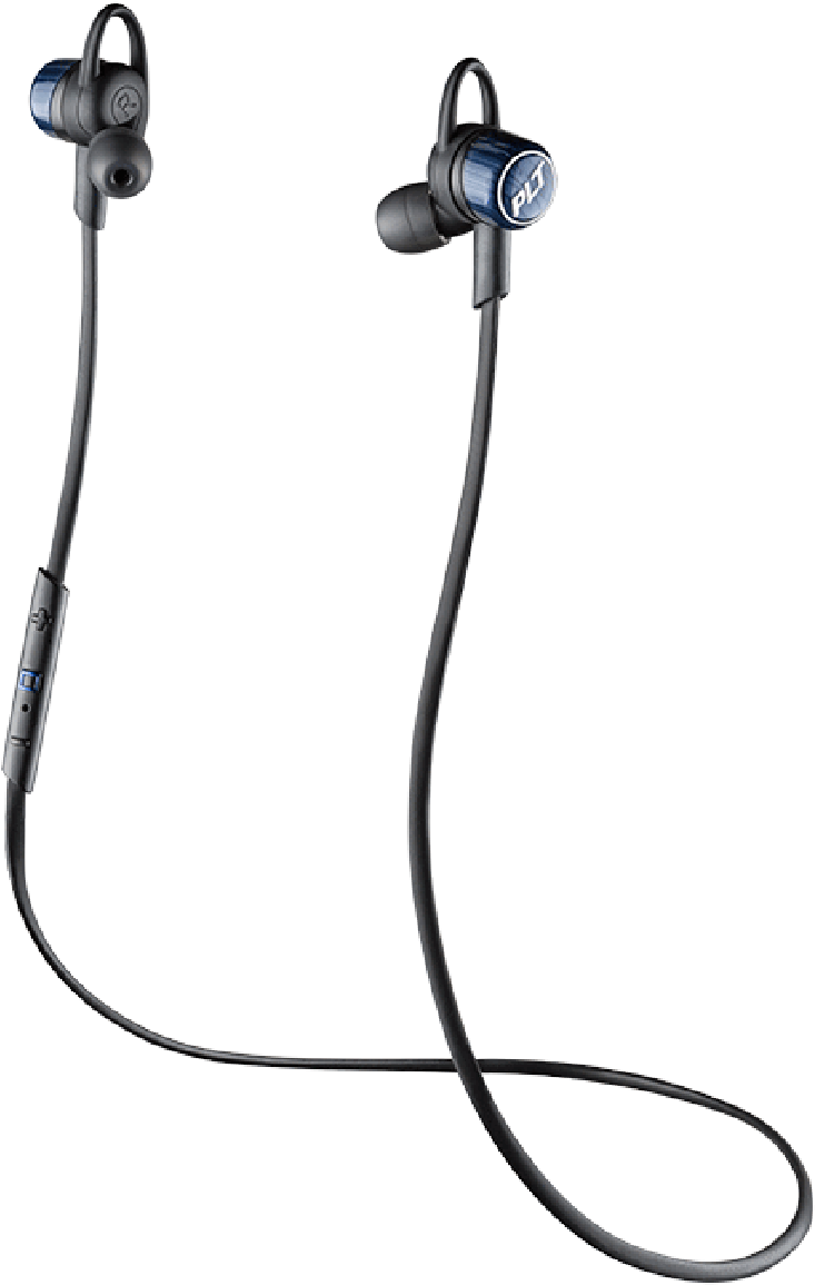 Plantronics Backbeat Go 3 Wireless Earbuds Cobalt Blue Clipart (1200x1200), Png Download