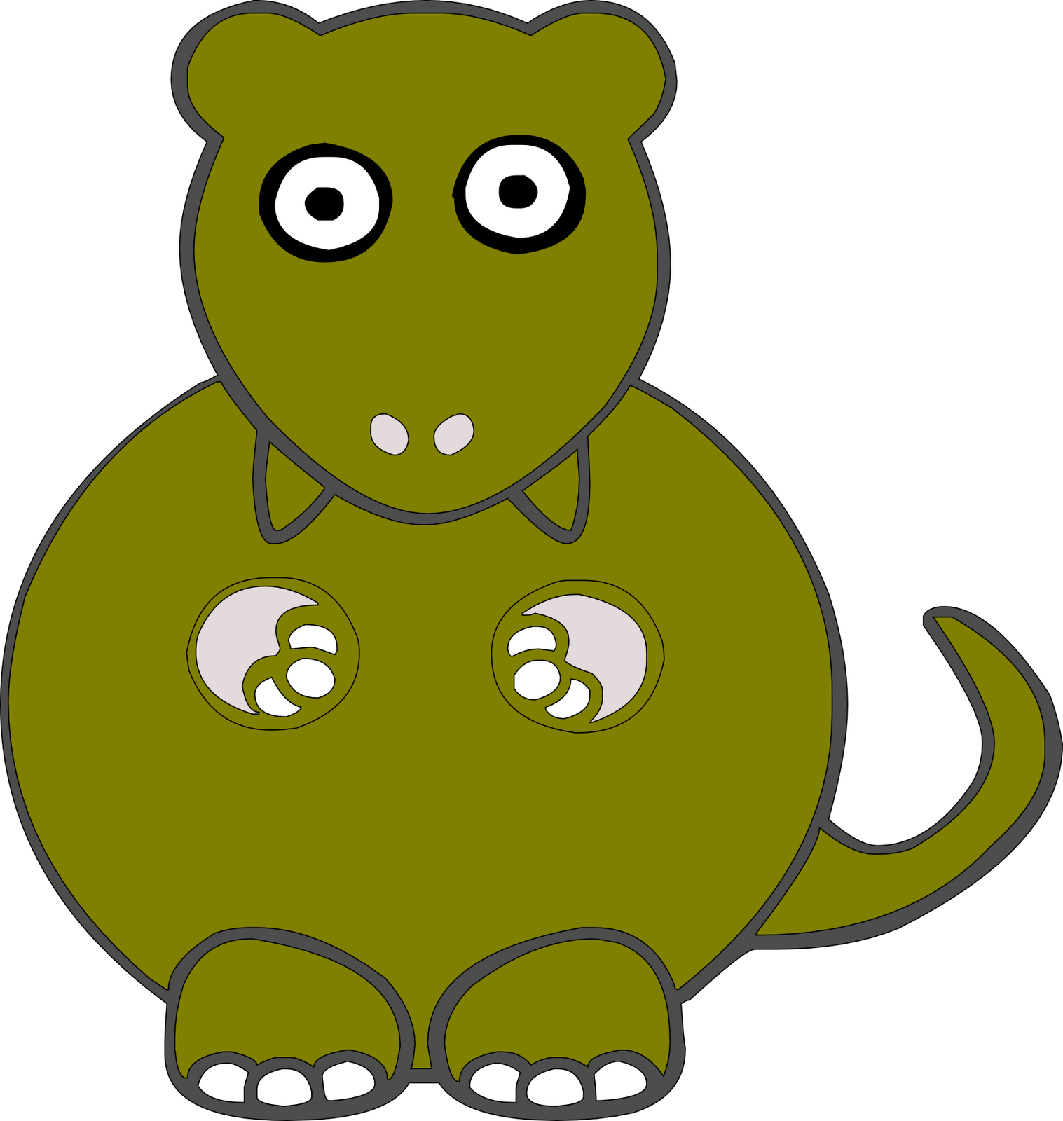 Baby Dino Clipart (1517x1600), Png Download