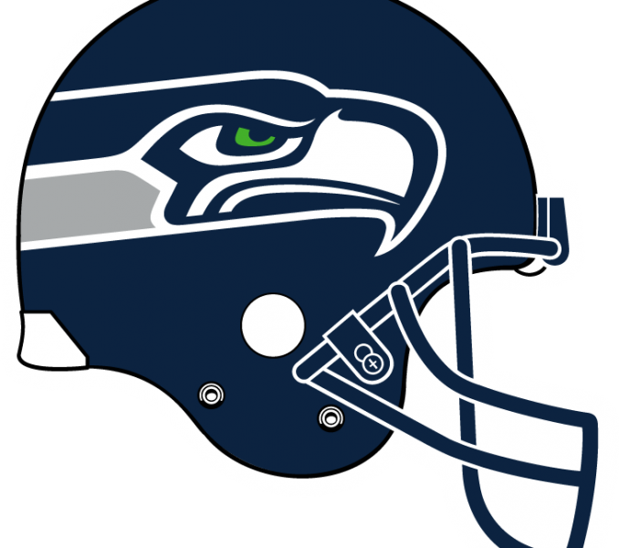 Seattle Seahawks Clipart Coloring - Png Download (678x600), Png Download