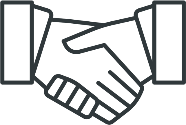Handshake Wide Clipart (1000x562), Png Download