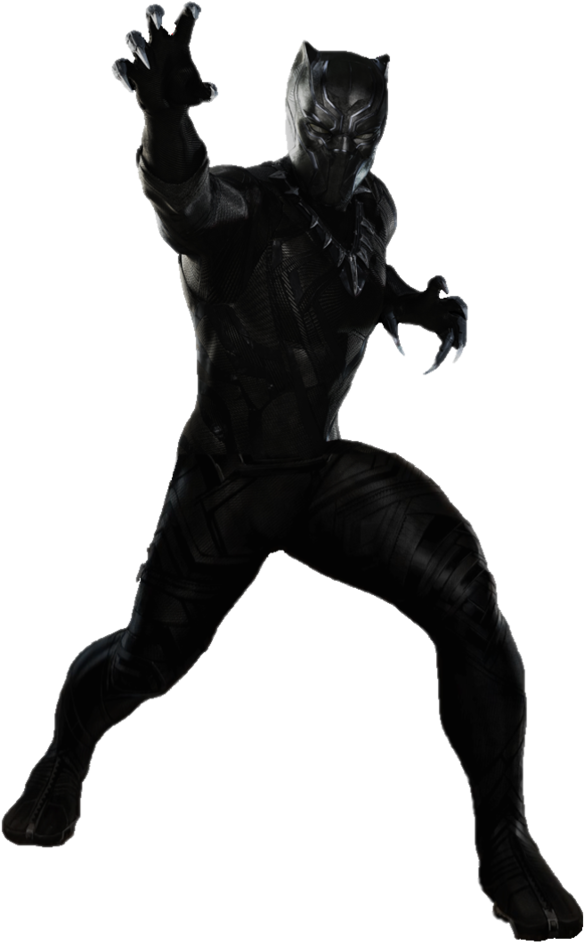 Black Panther Clipart Civil War - Png Download (600x1007), Png Download