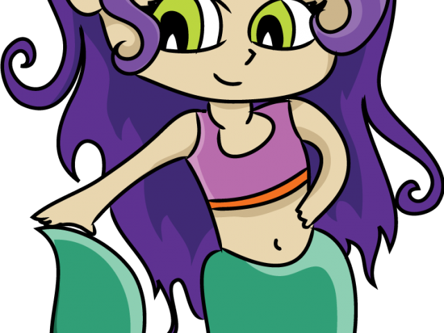 Mermaid Tail Clipart Public Domain - Png Download (640x480), Png Download