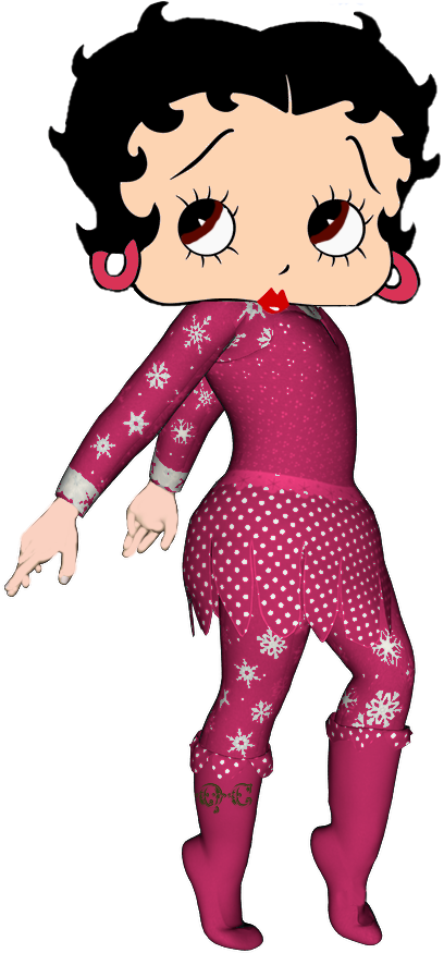 Adolescence, Betty Boop, Staging, Role Play Clipart (521x919), Png Download