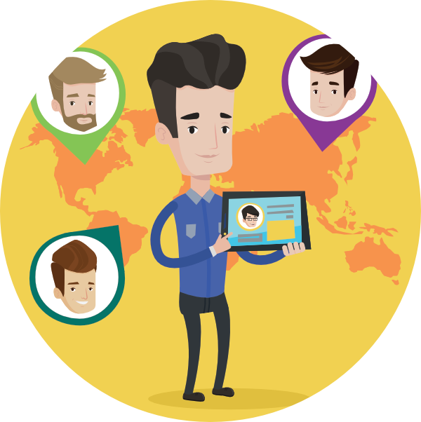 Connected Collaborative Workflow Clipart (600x602), Png Download