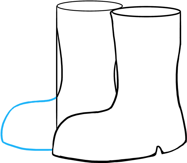 How To Draw Boots Clipart (680x678), Png Download