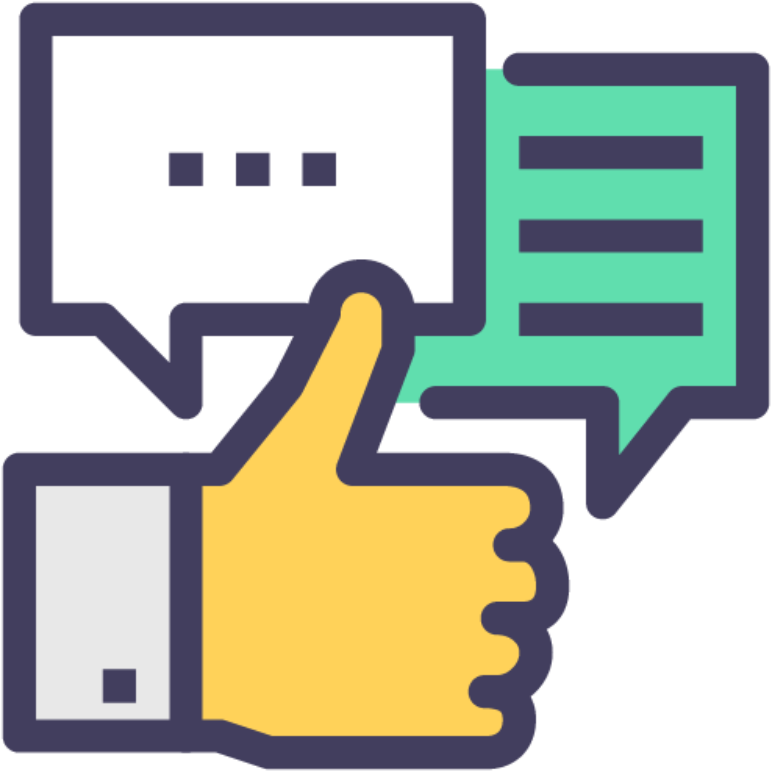 Thumb Up Talk Bubbles Clipart (800x800), Png Download