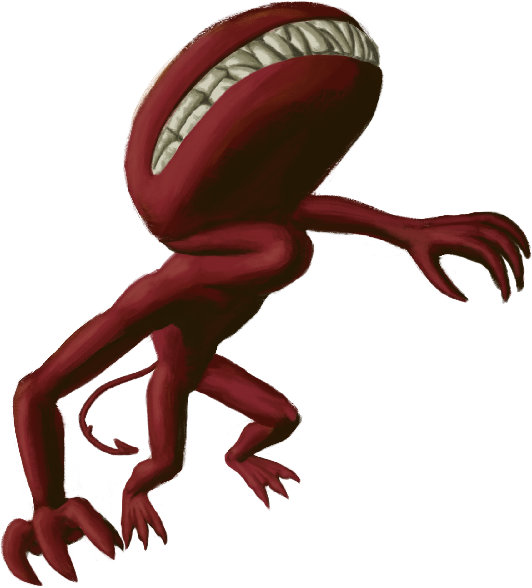 Teeth Goblin Thing Clipart (2053x1996), Png Download