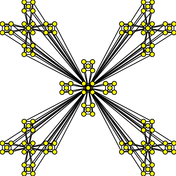 Sketch Of A Network M3 For The Limiting Case Of M = Clipart (580x580), Png Download