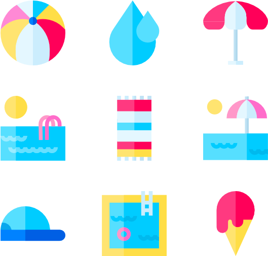 Water Park Clipart (600x564), Png Download