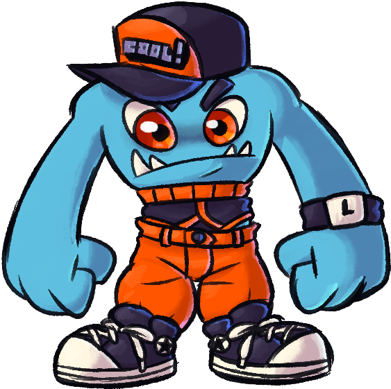 Weird Monster Thing Clipart (573x565), Png Download