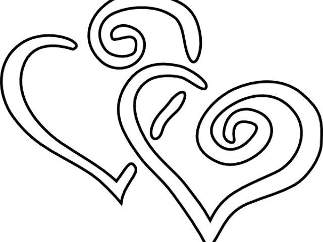 Heart Pictures Clipart Black And White - Png Download (640x480), Png Download