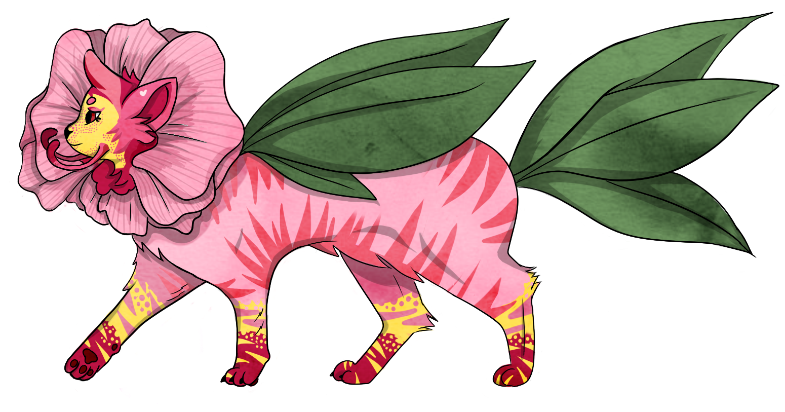 Orchid Kitty Clipart (1593x837), Png Download