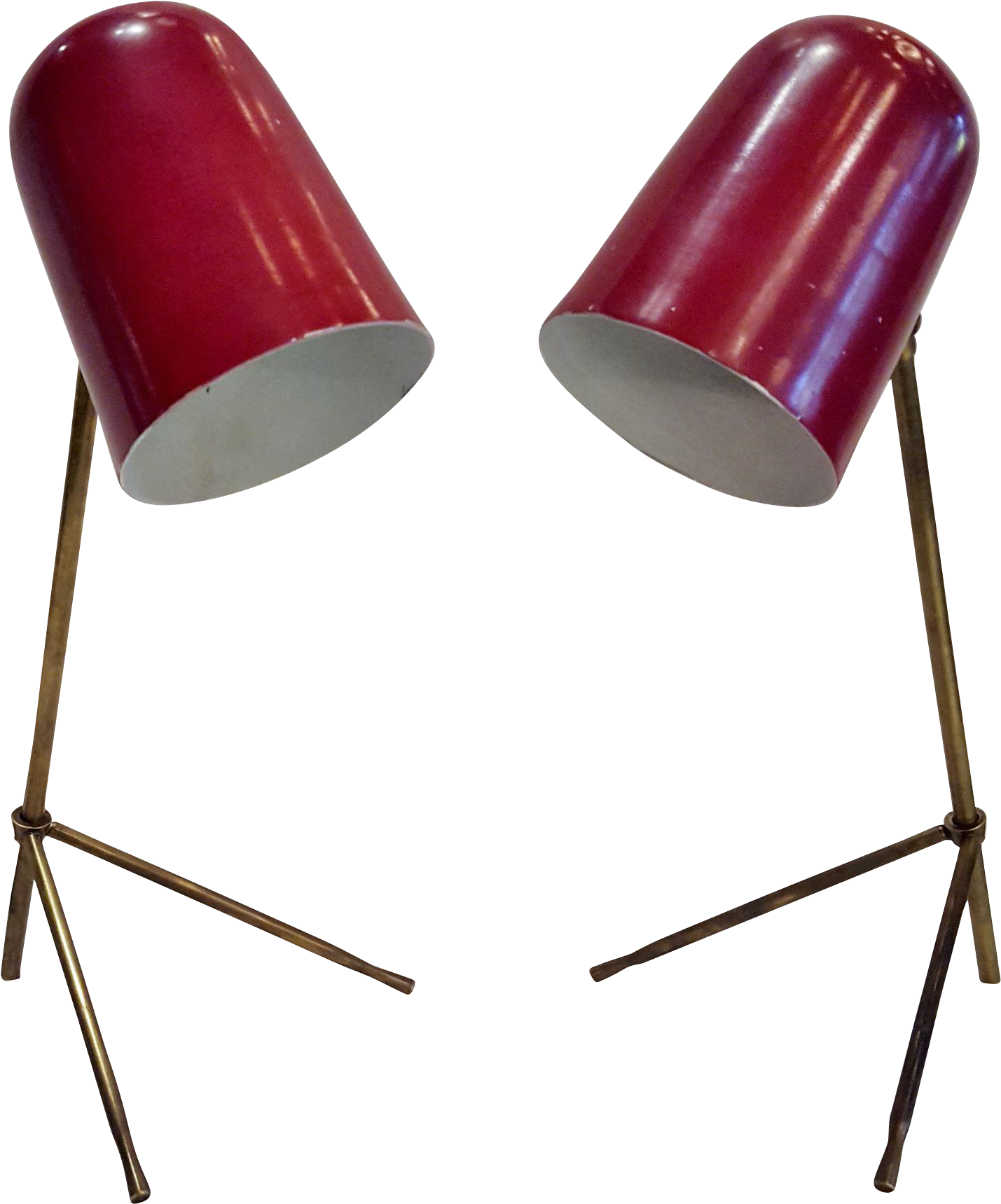 Rare Pair Of French Mid Century Modernist Cocotte Desk Clipart (1718x1718), Png Download