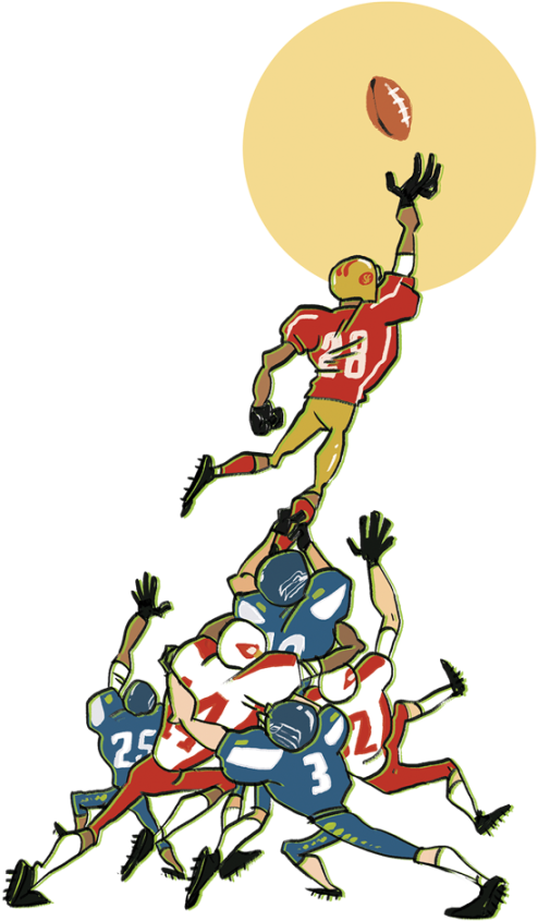 Illustration By Brittany England/the Pioneer Clipart (550x900), Png Download