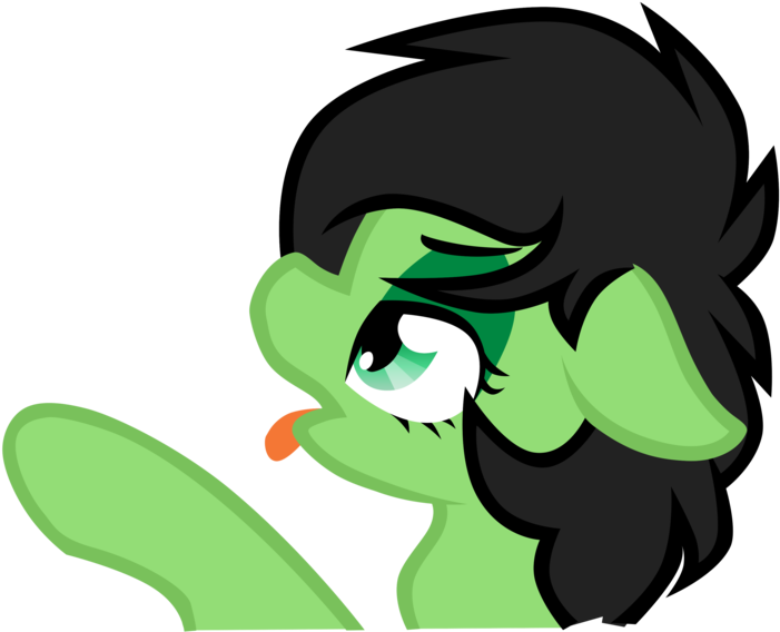 Daku, Exploitable, Female, Filly, Floppy Ears, Licking, Clipart (1087x1024), Png Download