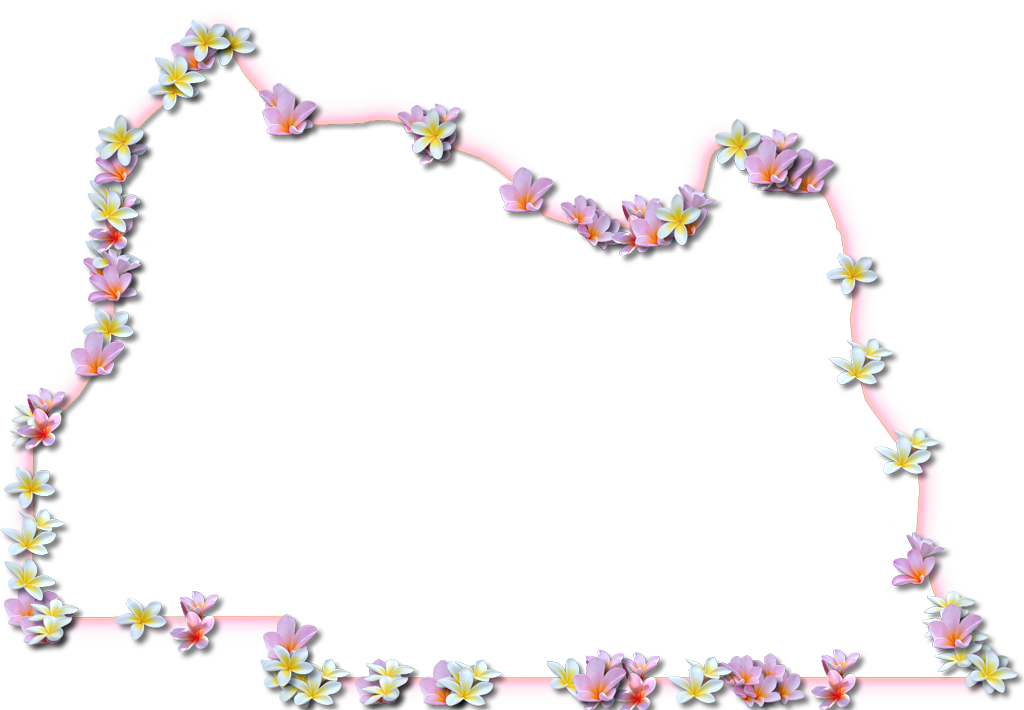 A Map Of Seminole With A Coral Color Glow Border And Clipart (1024x710), Png Download