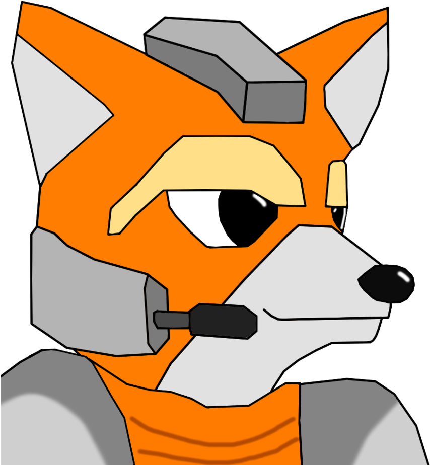 Starfox S Face Hd Clipart (857x932), Png Download