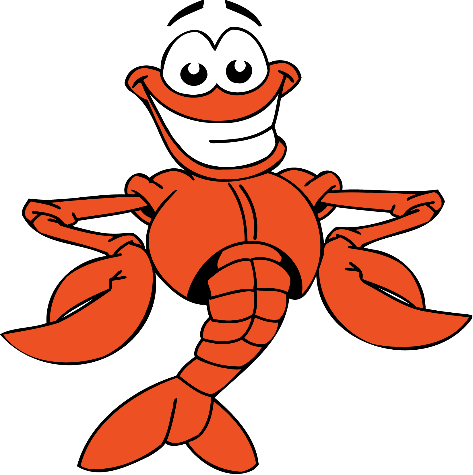 Funny Lobster Clip Art - Png Download (1648x1656), Png Download