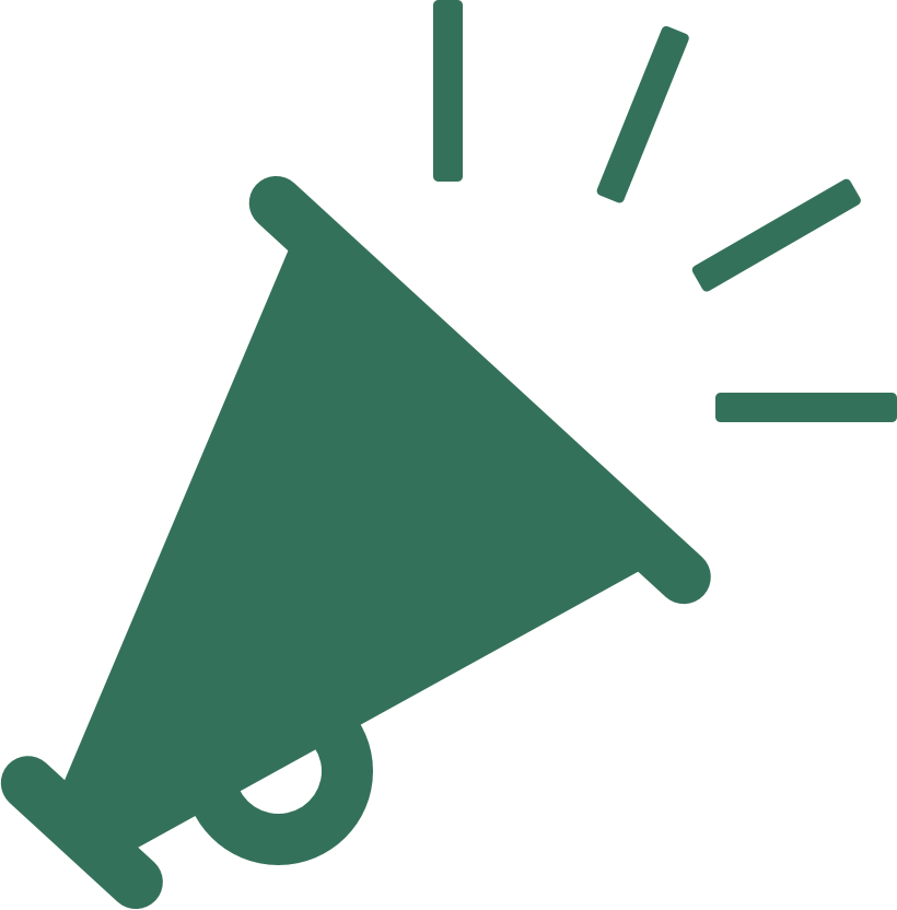 Megaphone-green Clipart (820x832), Png Download