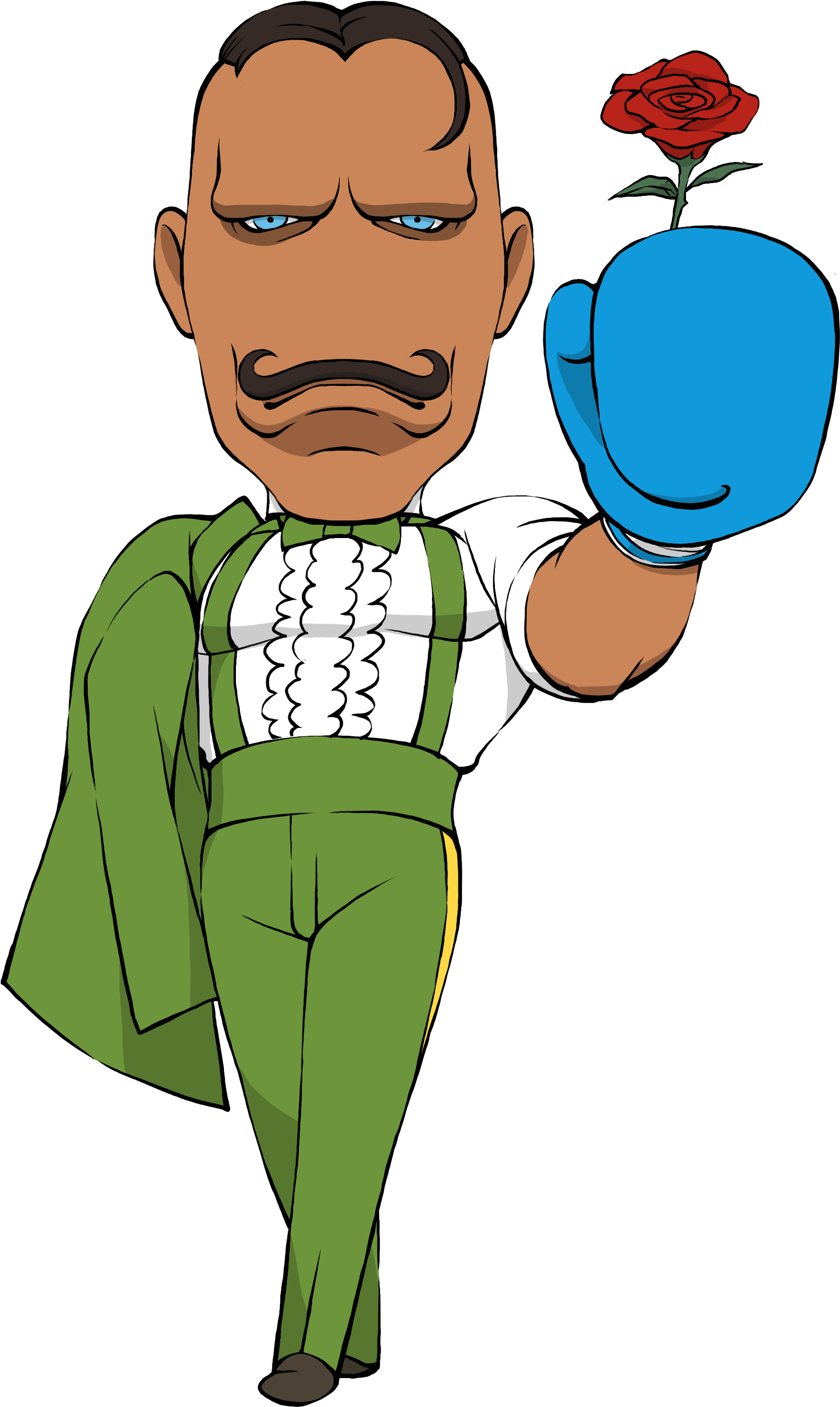 Street Fighter Clipart Boxer - Png Download (2894x4093), Png Download