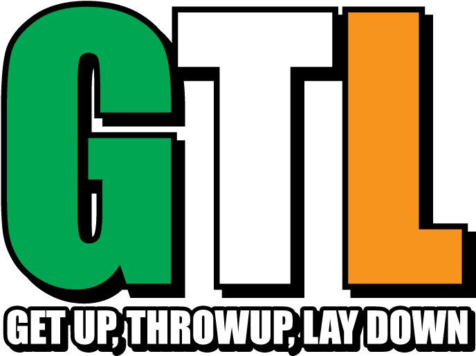 Get Up Throw Up Lay Down Gtl Beer St Patricks Day Funny Clipart Full