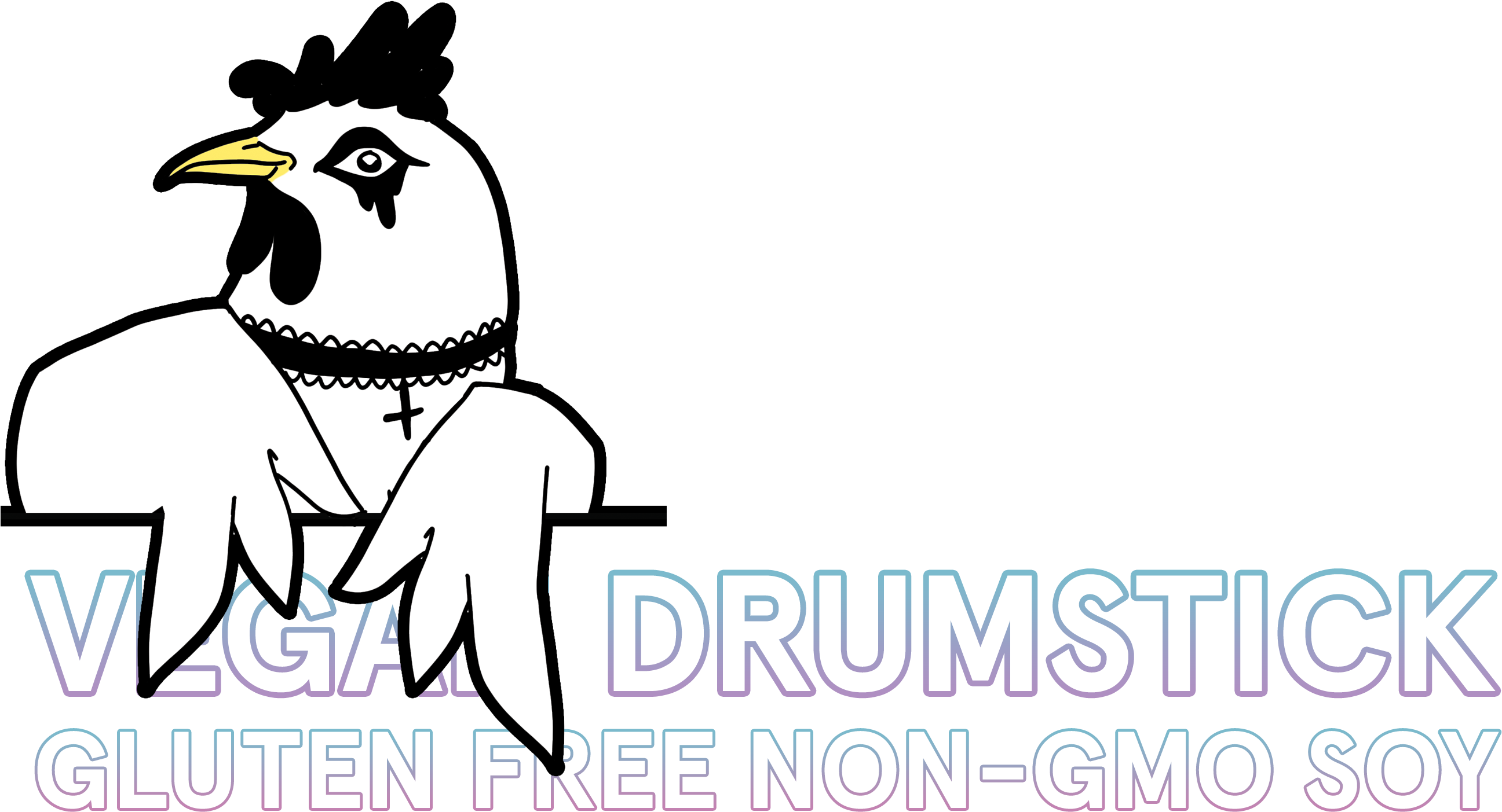 Next Prev Image Of Vegan Drumstick Clipart (2627x1488), Png Download