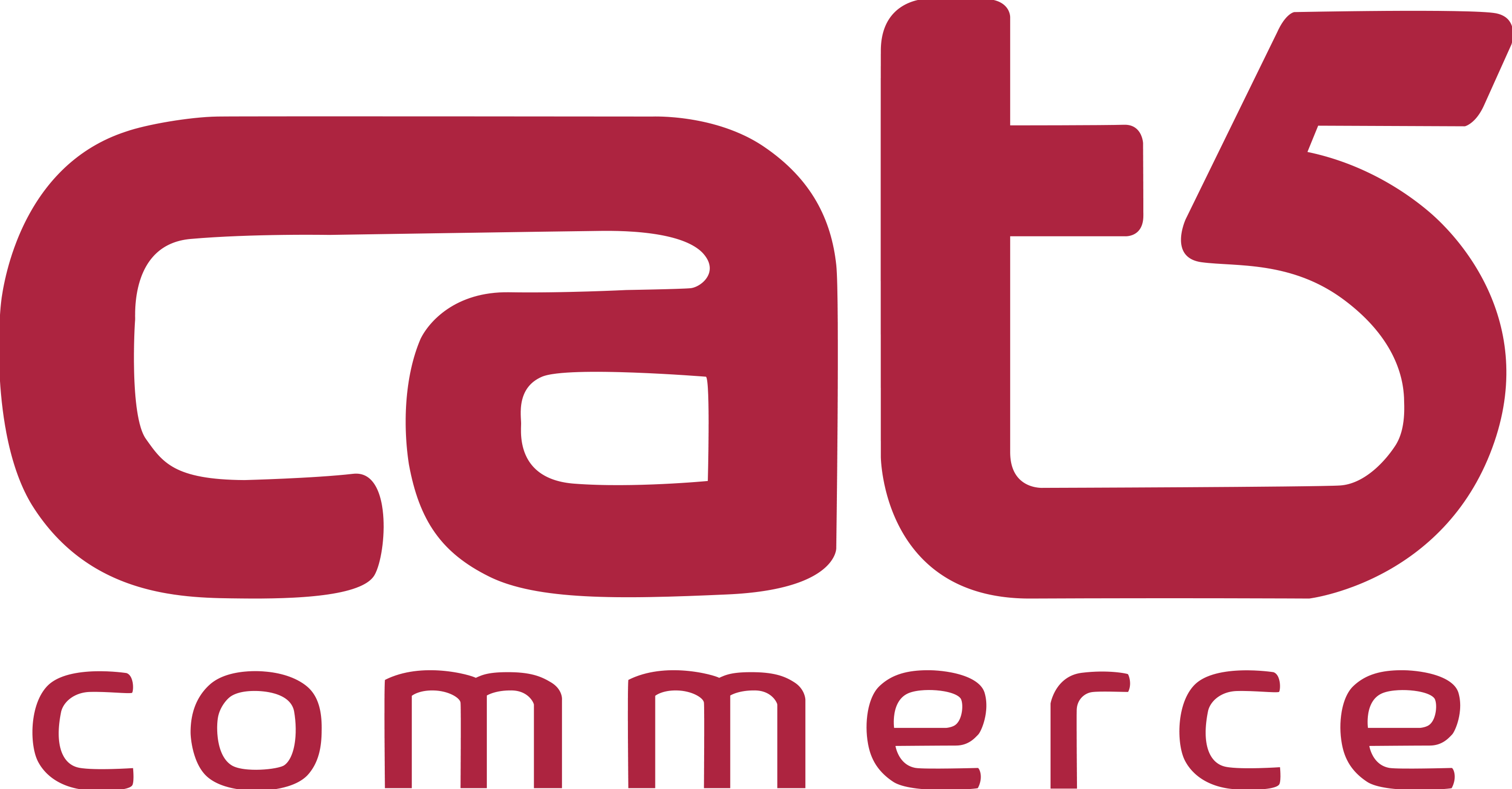 Cat5 Logo Red Clipart (2916x1522), Png Download