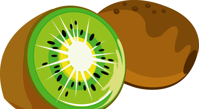 Kiwi Clipart Healthy Fruit - Png Download (809x445), Png Download