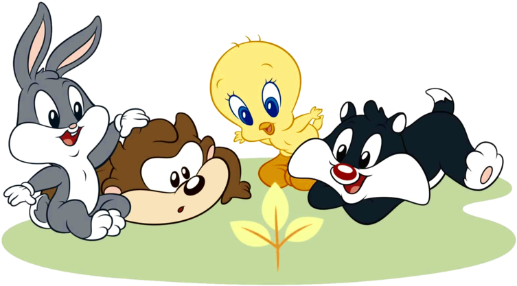 Baby Looney Tunes Png Clipart (753x417), Png Download