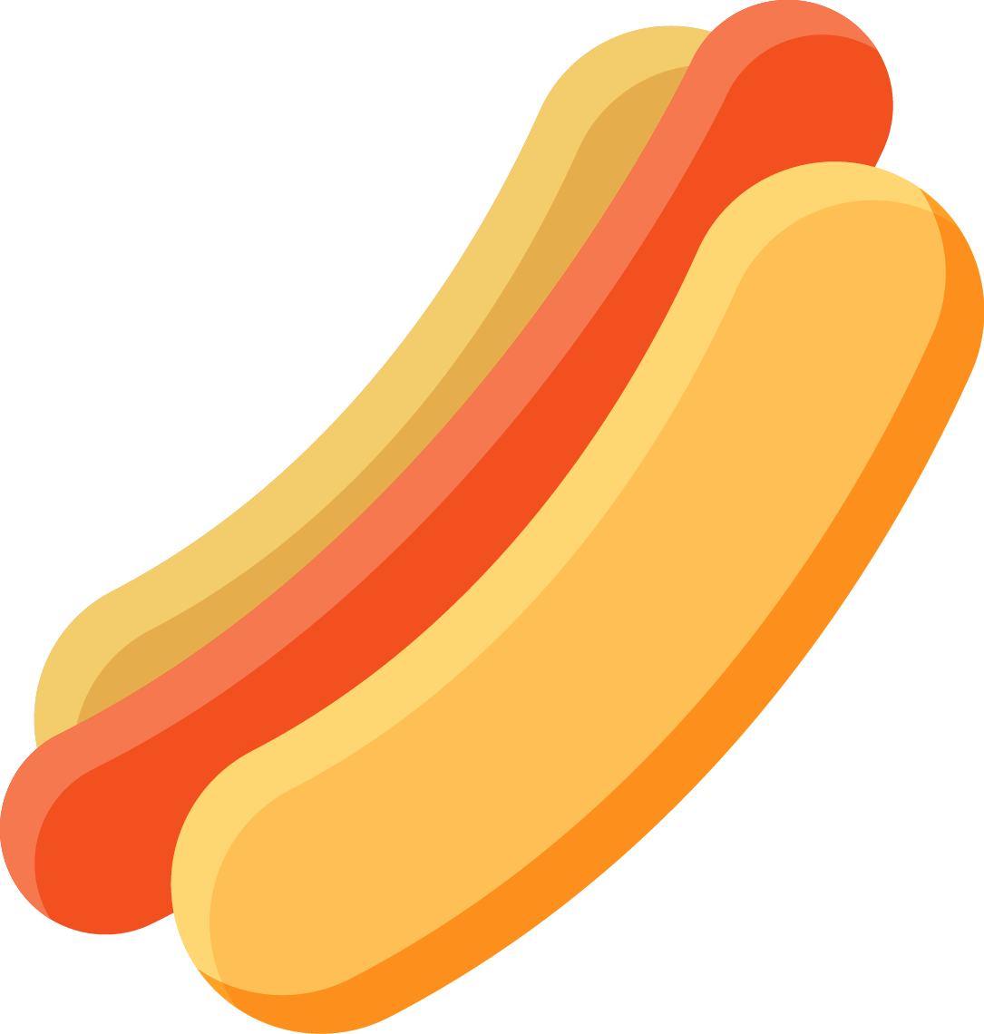 Hot Dog Sausage Clipart (1085x1140), Png Download